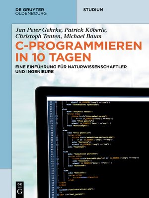 cover image of C-Programmieren in 10 Tagen